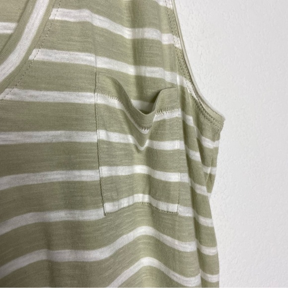 Madewell Whisper Stripe V-Neck Tank Top NWOT Size M - Picture 5 of 5